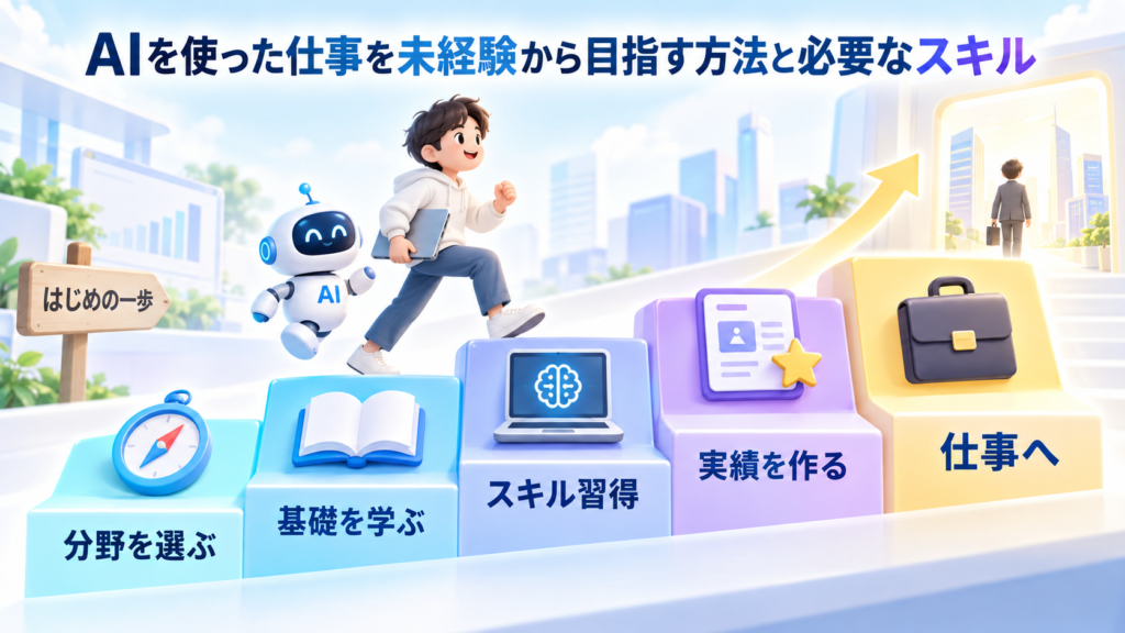 AIを使った仕事を未経験から目指す方法と必要なスキル