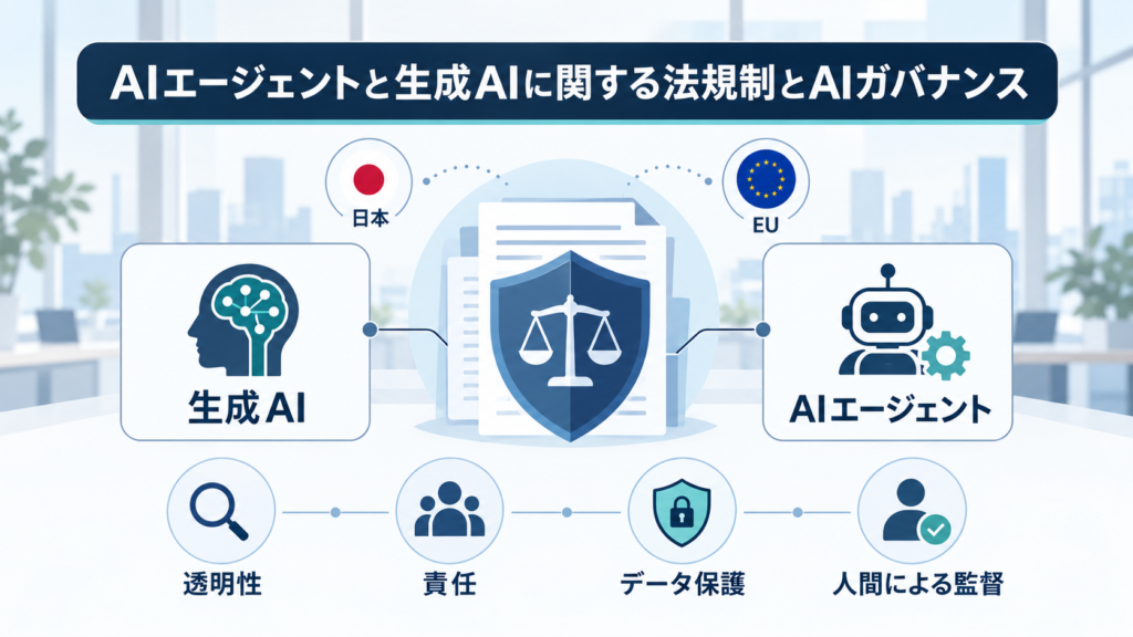 AIエージェントと生成AIに関する法規制とAIガバナンス