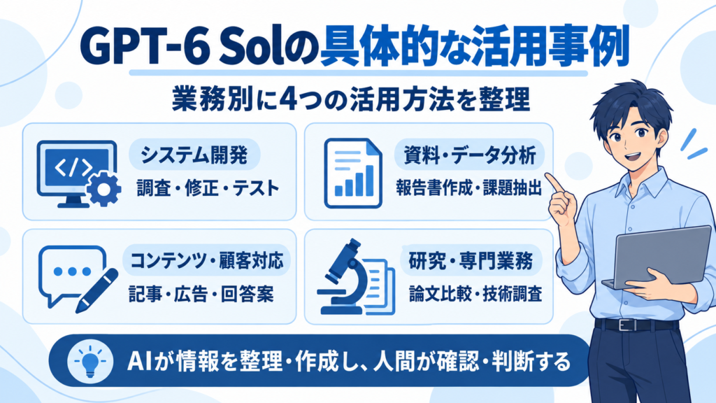 GPT-6 Solの具体的な活用事例