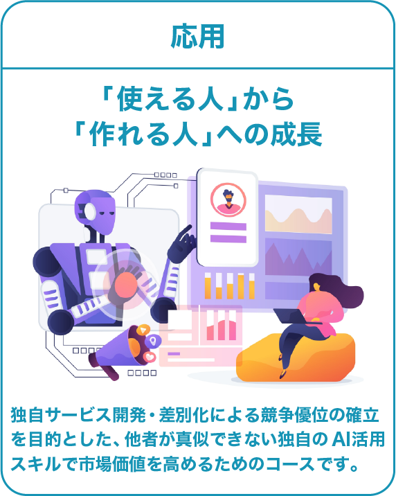 応用コースのイメージ
