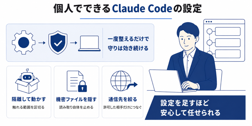 個人でできるClaude Codeのセキュリティ設定10選
