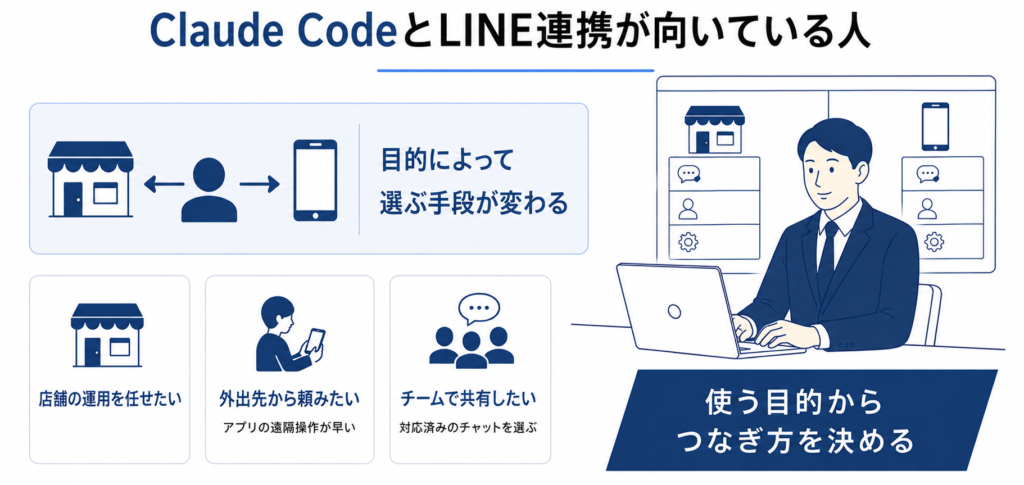 Claude CodeとLINEの連携が向いている人