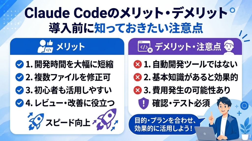 メリットデメリットの画像