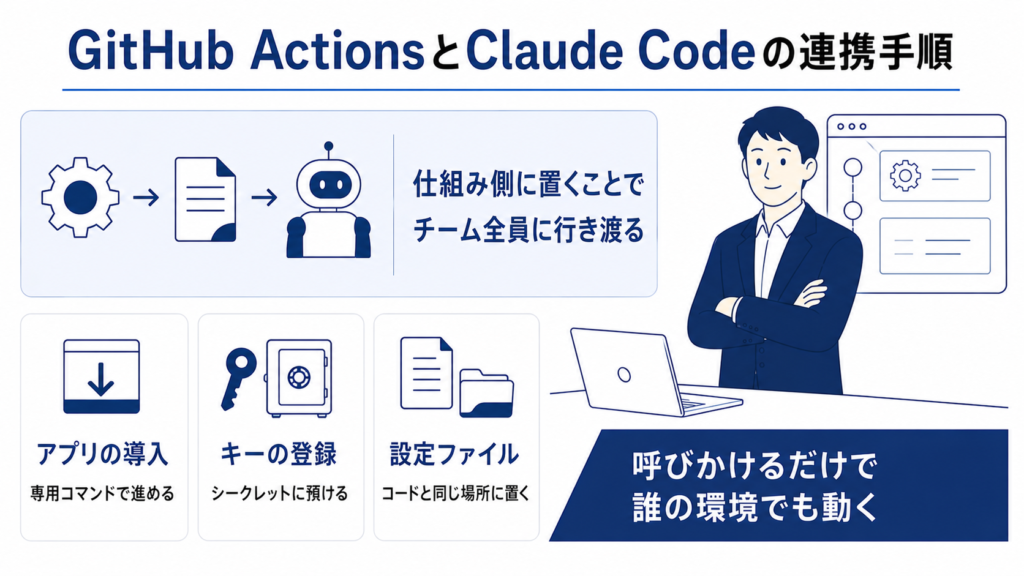 GitHub ActionsとClaude Codeを連携させる手順