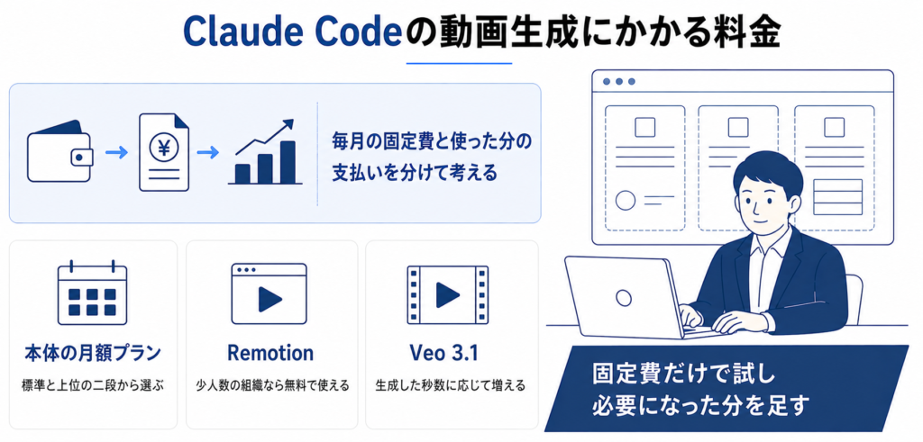 Claude Codeの動画生成にかかる料金