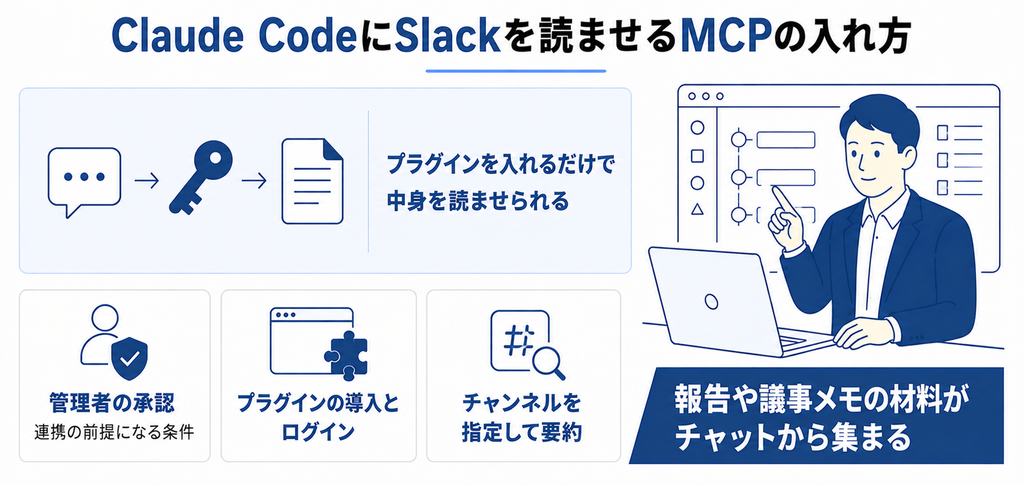 Claude CodeにSlackの中身を読ませるMCPの入れ方