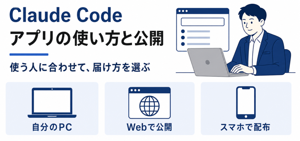 Claude Codeで作ったアプリの使い方と公開方法