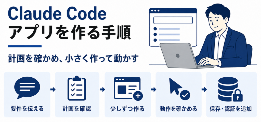 Claude Codeでアプリを作る手順