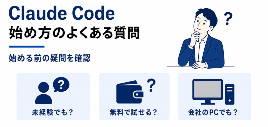 Claude Codeの始め方に関するよくある質問