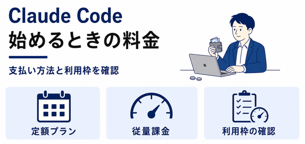 Claude Codeを始めるときにかかる料金